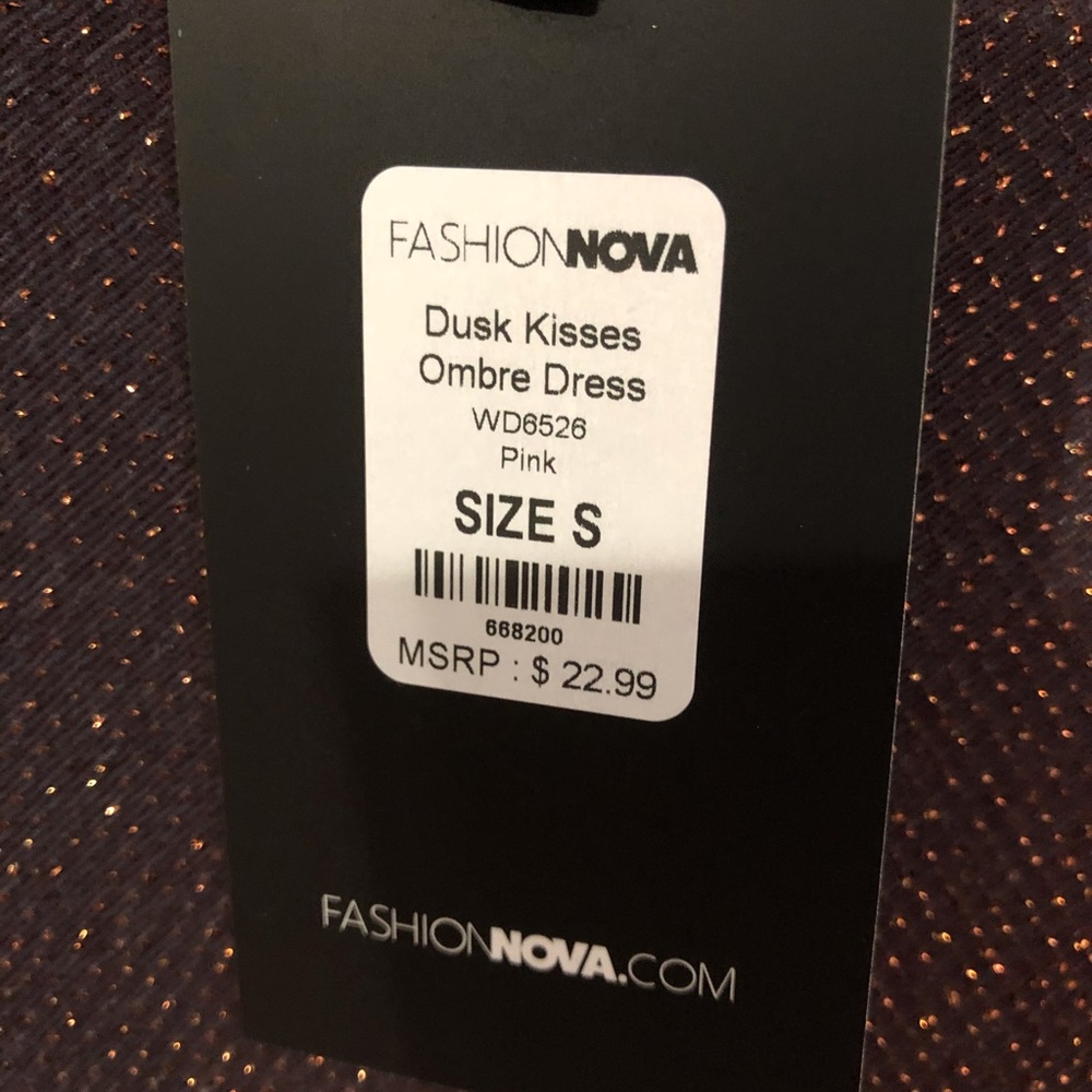 Mini ombré dress